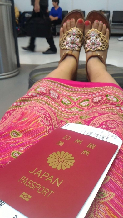 シドニー空港にて
