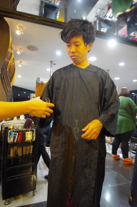 SMでヘアカット