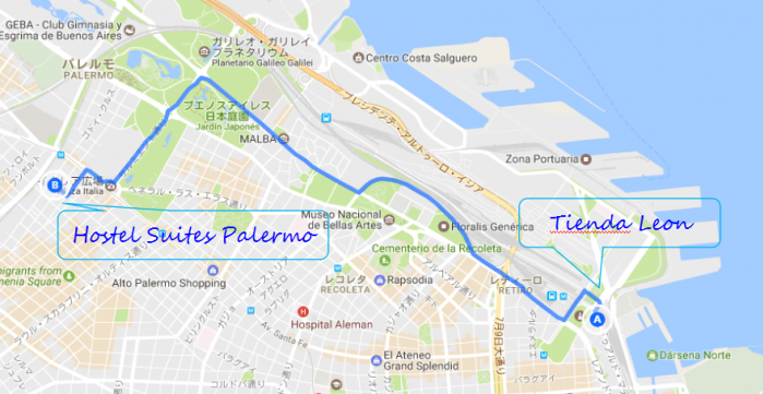 エセイサ国際空港から市内MAP2