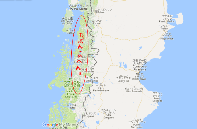 アウストラル街道MAP